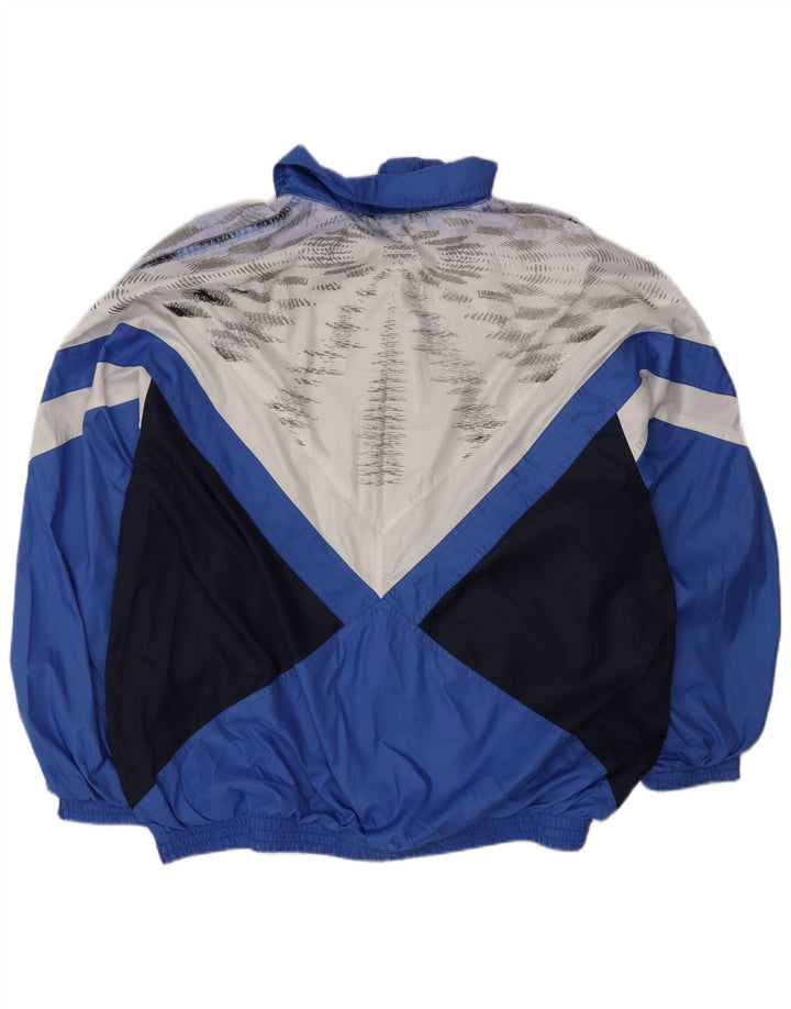 Ellesse Herre hel træningsdragt IT 50 Large Blue Colourblock Polyester