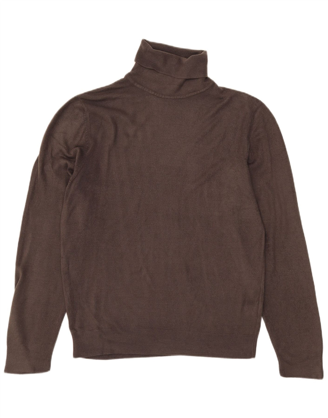 Marks & Spencer Herre rullehals sweater mellemgrå akryl