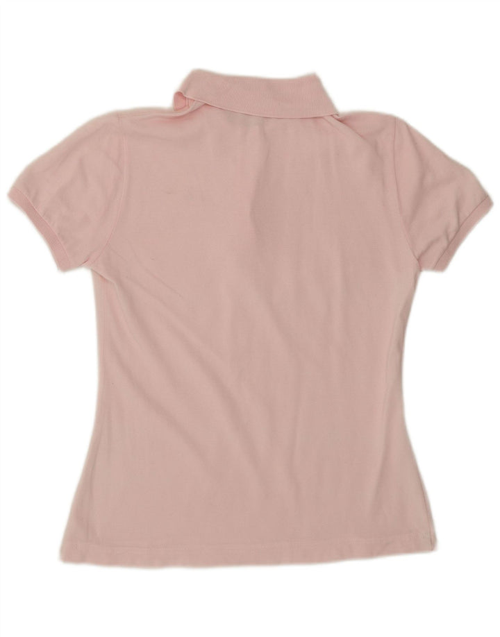 Lacoste Dame Polo Shirt Størrelse 40 Medium Pink Bomuld