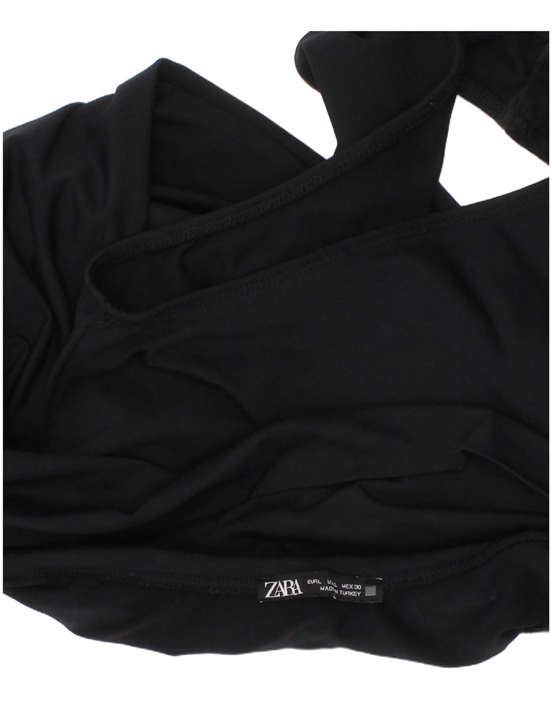 Zara Dame Stropløse Badetøj Stor Sort Polyamid