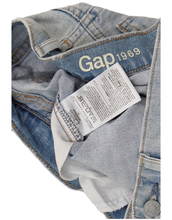 Gap Dame Slim Jeans W24 L30 Blå Bomuld