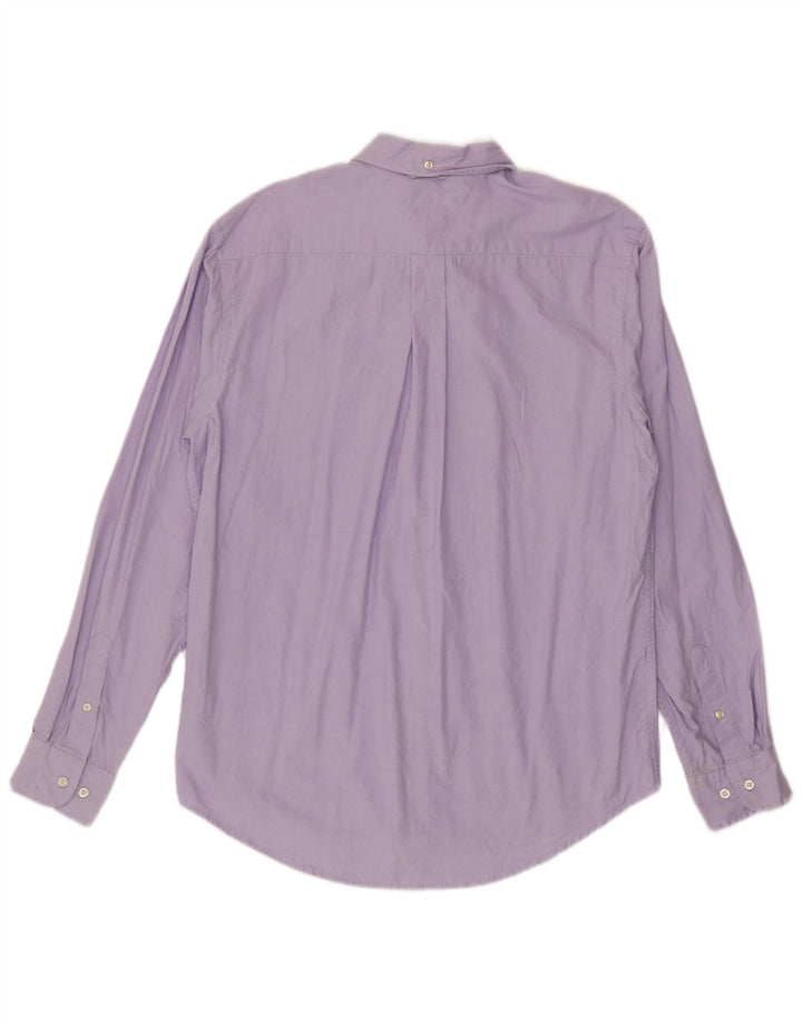 Tommy Hilfiger Herre Classic Fit skjorte Medium Lilla Bomuld