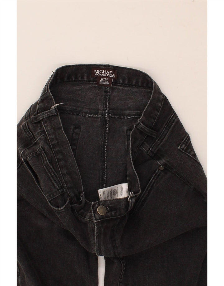 MICHAEL KORS Womens Slim Jeans W32 L29  Black Cotton Vintage Michael Kors and Second-Hand Michael Kors from Messina Hembry 