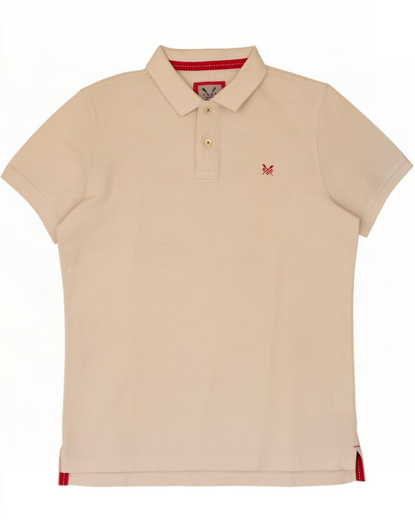 Besætningstøj Herre poloshirt Medium Off White Bomuld
