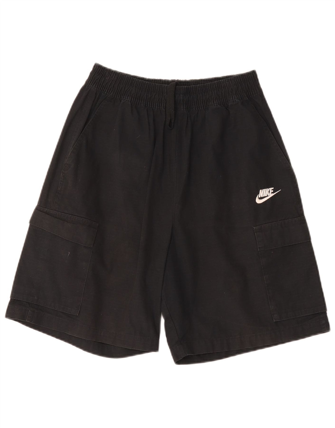 Nike Cargo Shorts til mænd Small W27 sort bomuld
