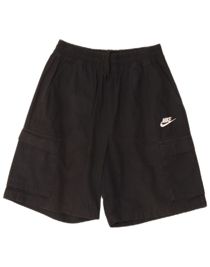 Nike Cargo Shorts til mænd Small W27 sort bomuld