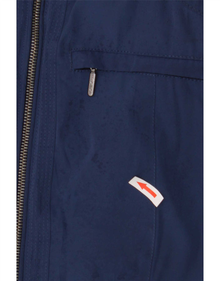 Geox Womens Respira Utility Jacket UK 12 Medium Navy Blue