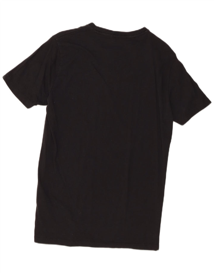 Replay Herre Grafisk T-Shirt Top Stor Sort Bomuld