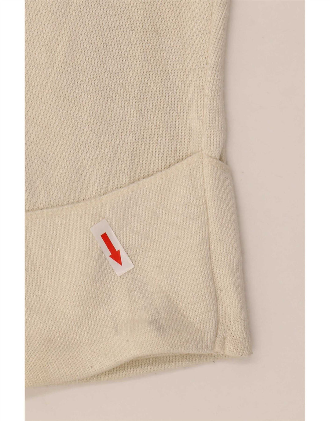 Zara Womens Crop Oversized Top Langærmet UK 10 Small White Viscose