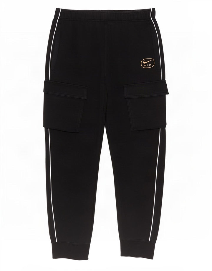 Nike Herre Cargo Træningsdragt Bukser Joggers Medium Sort Bomuld