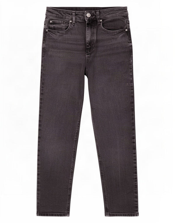 Marks & Spencer Dame Mom Tapered Jeans UK 8 Small W26 L25 Black