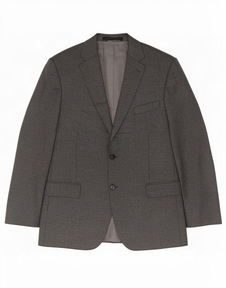 Marks & Spencer Herre 2-knaps blazerjakke UK 42 Stor grå polyester