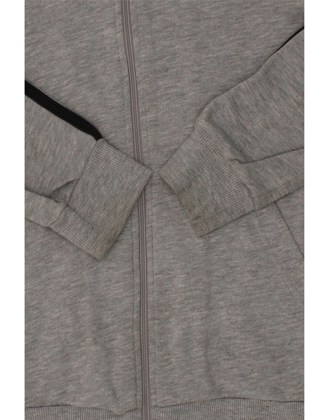 ADIDAS Boys Zip Hoodie Sweater 13-14 Years Grey Vintage Adidas and Second-Hand Adidas from Messina Hembry 