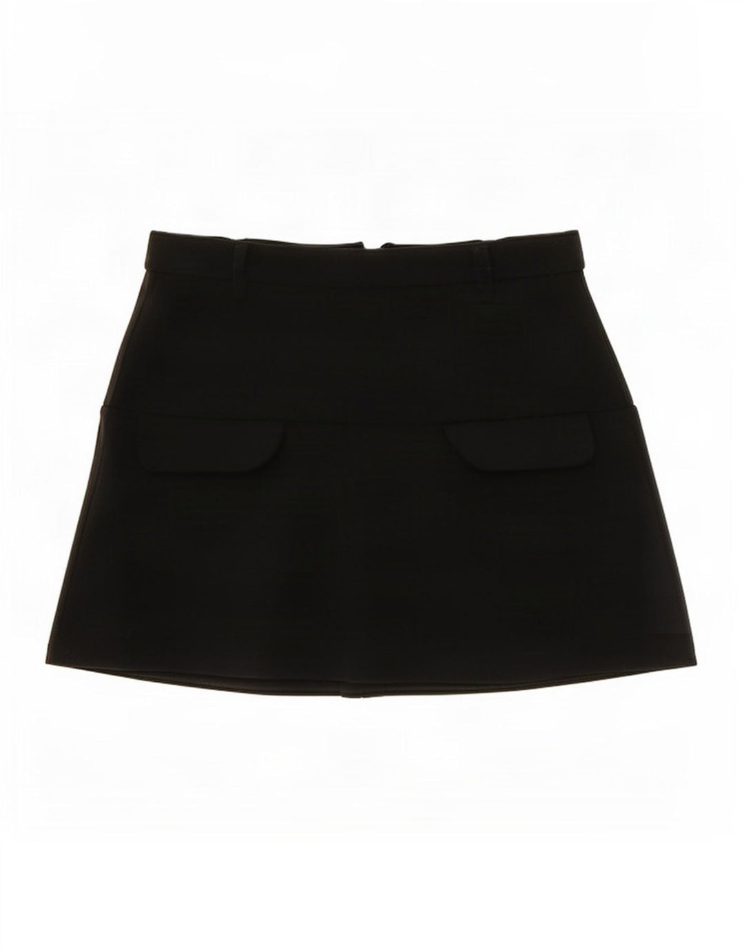 Zara Dame Mini Cargo Nederdel Medium W28 Sort Polyester