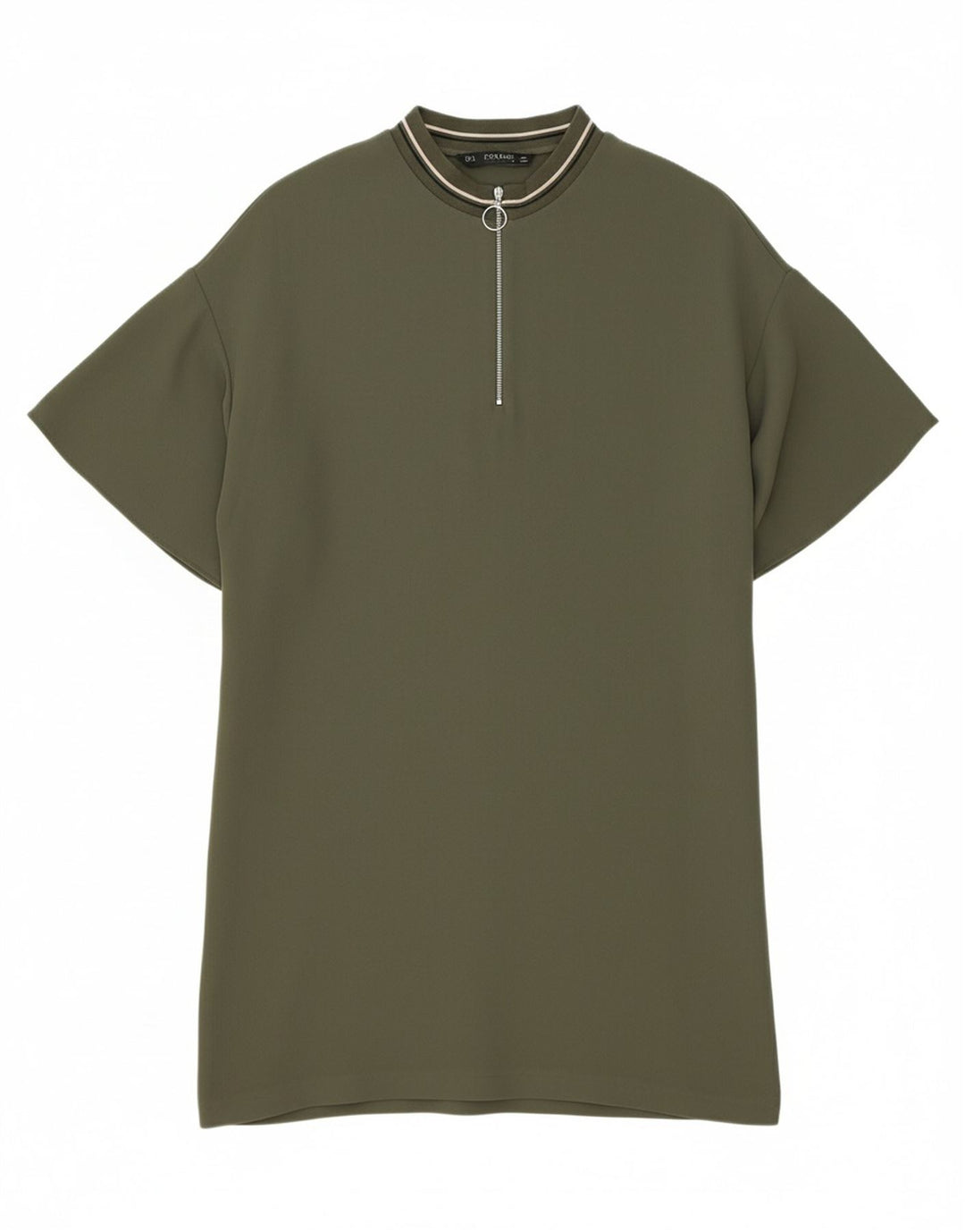 ZARA Womens Blouse Top UK 16 Large Green Vintage Zara and Second-Hand Zara from Messina Hembry 