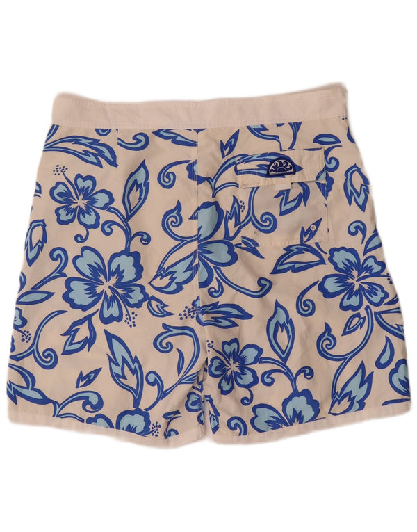 Sundek Herre badeshorts XL Hvid blomstret polyester