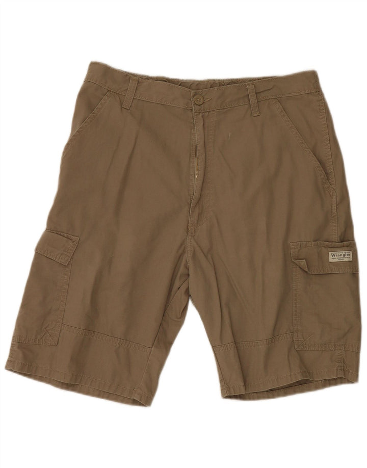 Wrangler Herre Cargo Shorts W32 Medium Brun Bomuld