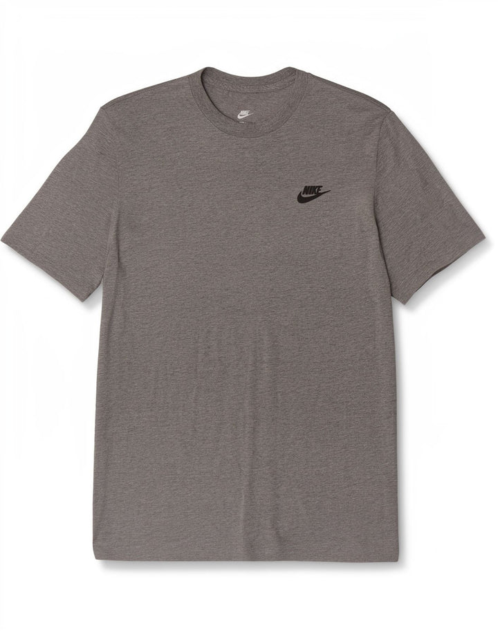 Nike T-shirt top mellem grå bomuld til mænd