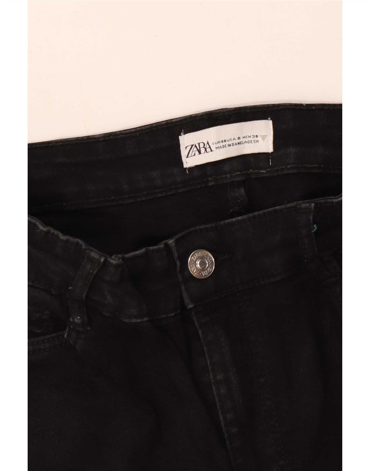 Zara Dame Skinny Jeans EU 40 Medium W30 L28 Sort