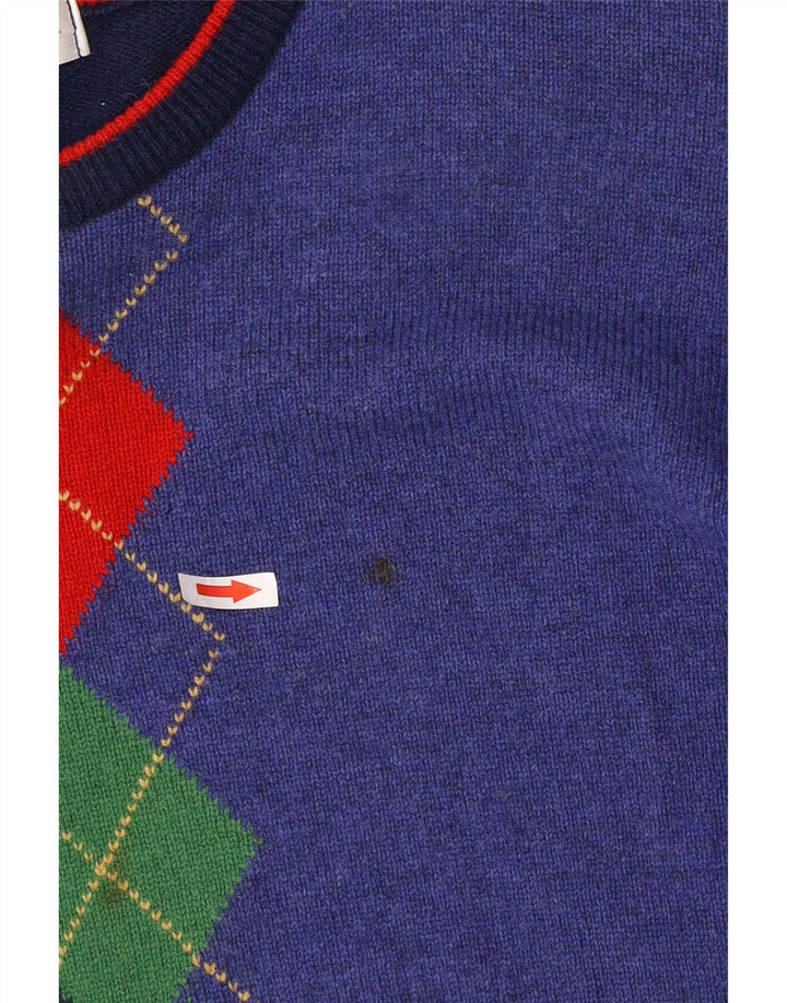 Marks & Spencer Herre sweater med rund hals, medium marineblå