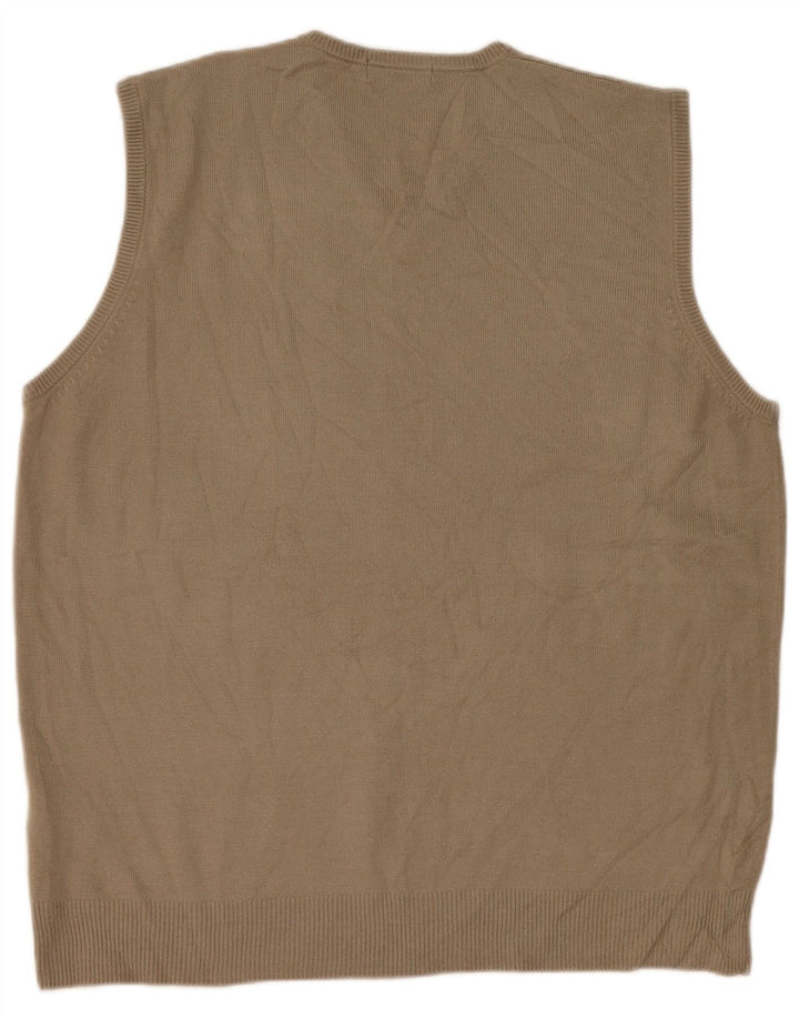 Marks & Spencer Herrevest Tank Top Stor Beige Akryl