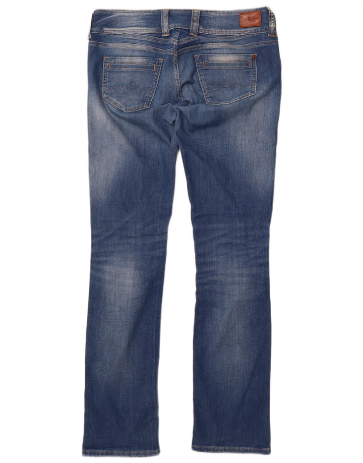PEPE Jeans Dame Straight Jeans W32 L34 Blå Bomuld