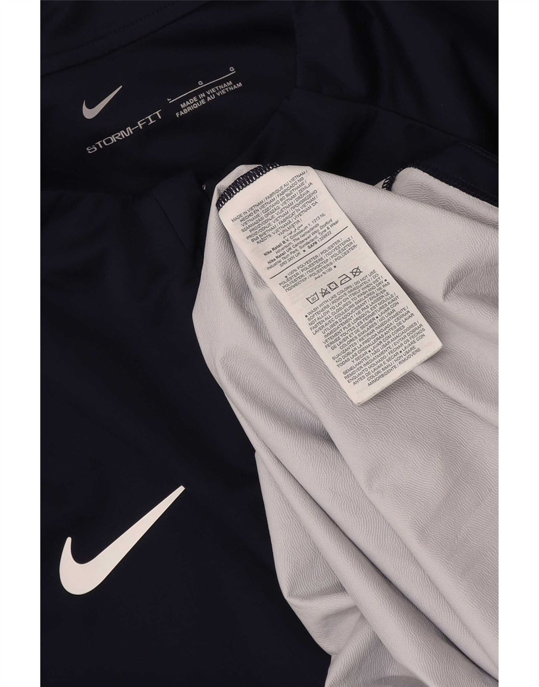 Nike Herre Inter Milan Grafisk Pullover Træningsdragt Top Stor Marineblå
