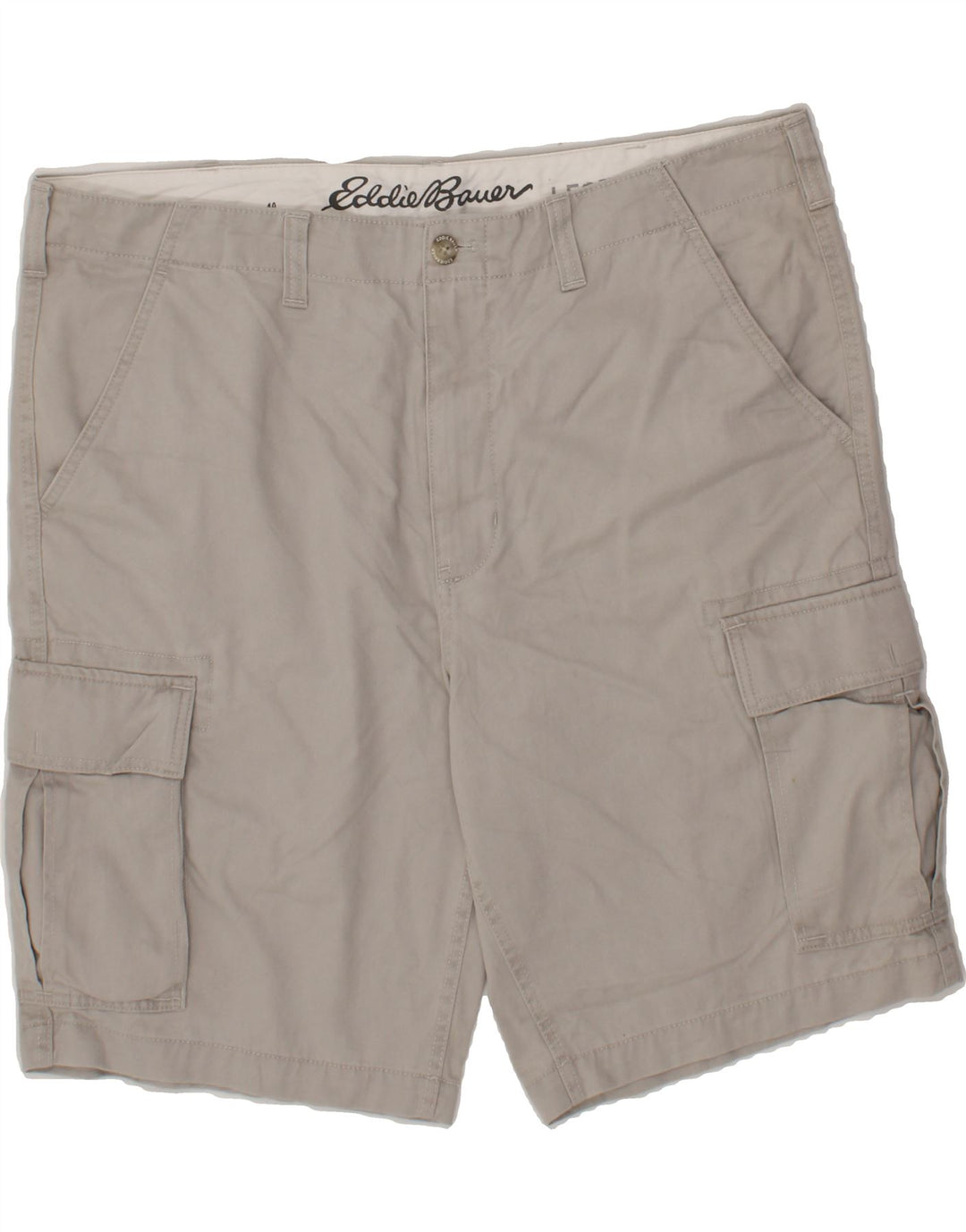 EDDIE BAUER Mens Cargo Shorts W40 XL Grey Cotton Vintage Eddie Bauer and Second-Hand Eddie Bauer from Messina Hembry 