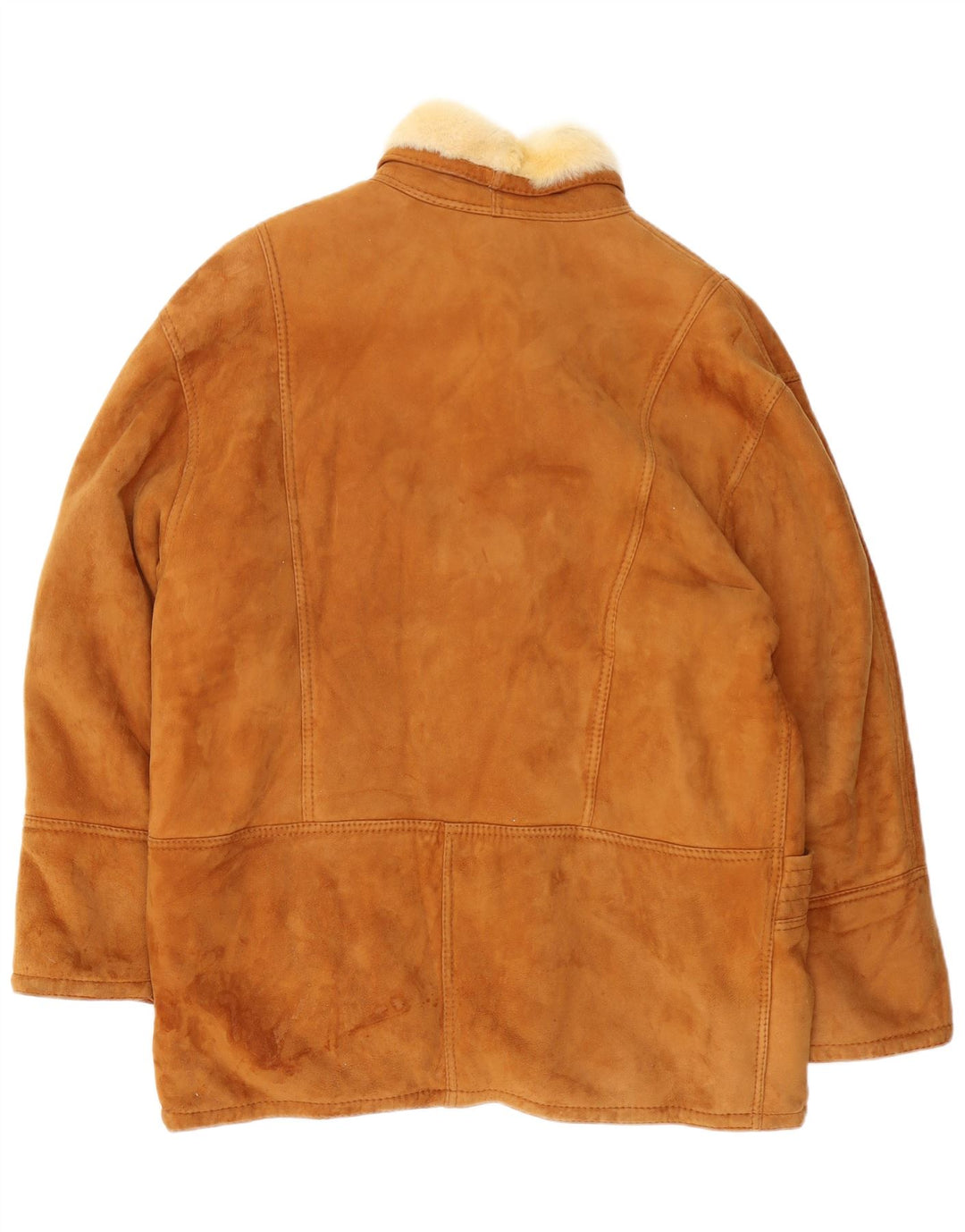 Vintage Herre Shearling Jacket IT 52 XL Brun Shearling