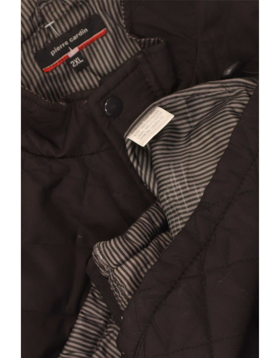 Pierre Cardin Herre Quiltet Gilet UK 44 2XL Brun Polyester