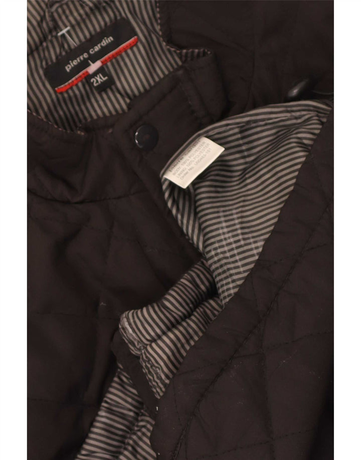 Pierre Cardin Herre Quiltet Gilet UK 44 2XL Brun Polyester