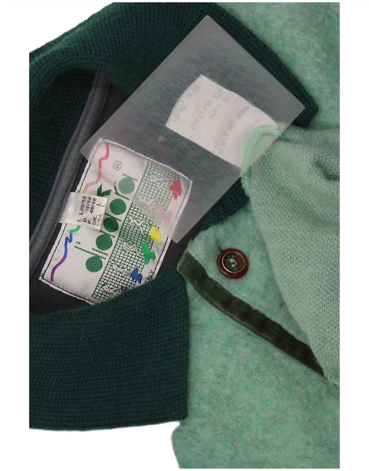 DIADORA Herre Polo Neck sweater Stor Grøn Uld