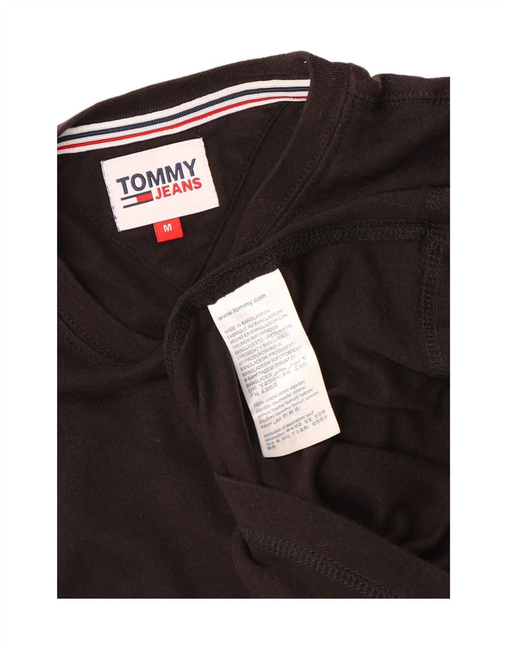 Tommy Hilfiger Dame Top Langærmet UK 12 Medium Brun Bomuld