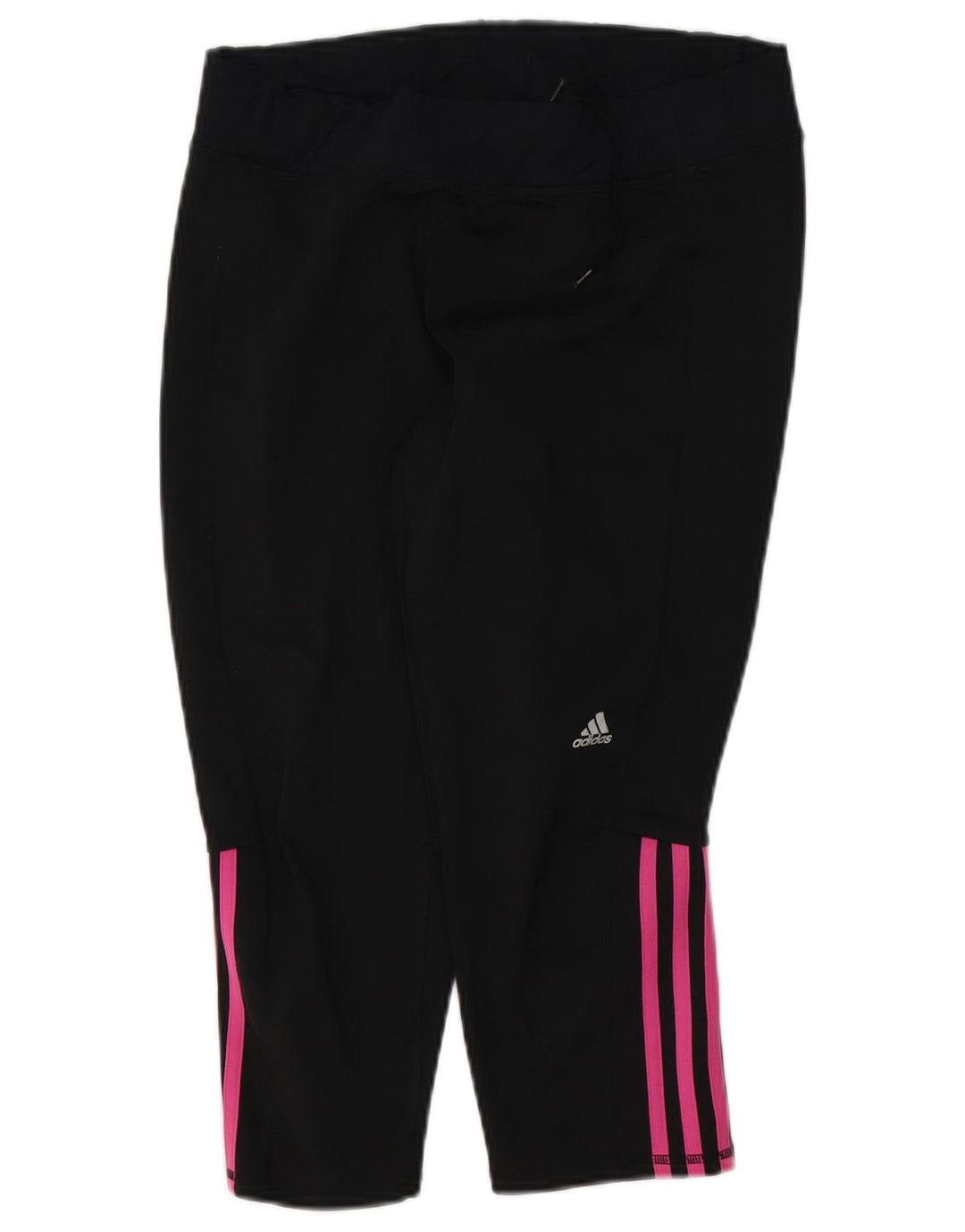 ADIDAS Dame Capri Leggings UK 16/18 Large Black
