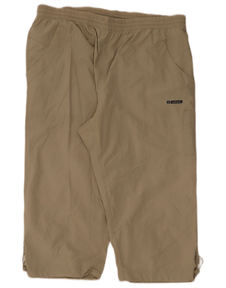 Adidas Herre Capri Træningsdragt Bukser XL Beige Polyester