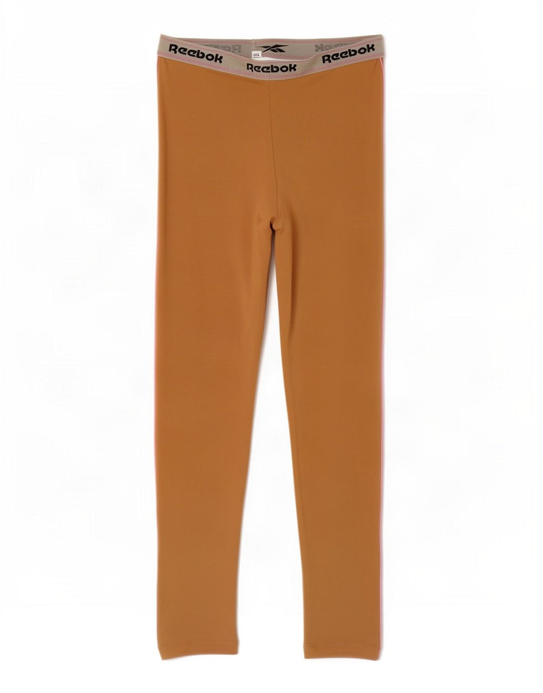 Reebok Girls Grafiske Leggings 8-9 år Beige Colourblock Polyester