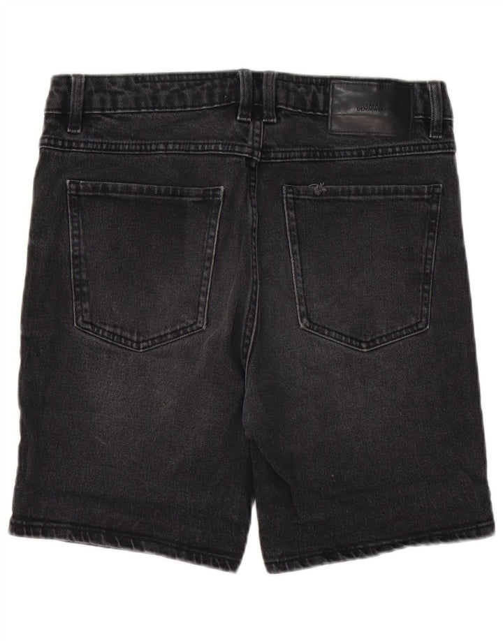 Zara Herre Denim Shorts EU 38 Small W30 Sort