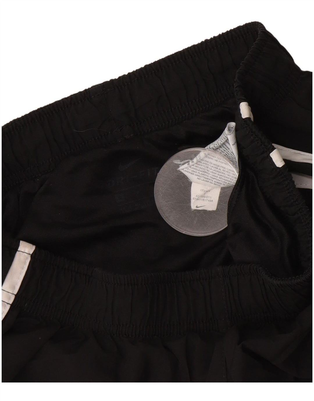 NIKE sportsshorts til kvinder UK 8 Lille sort polyester