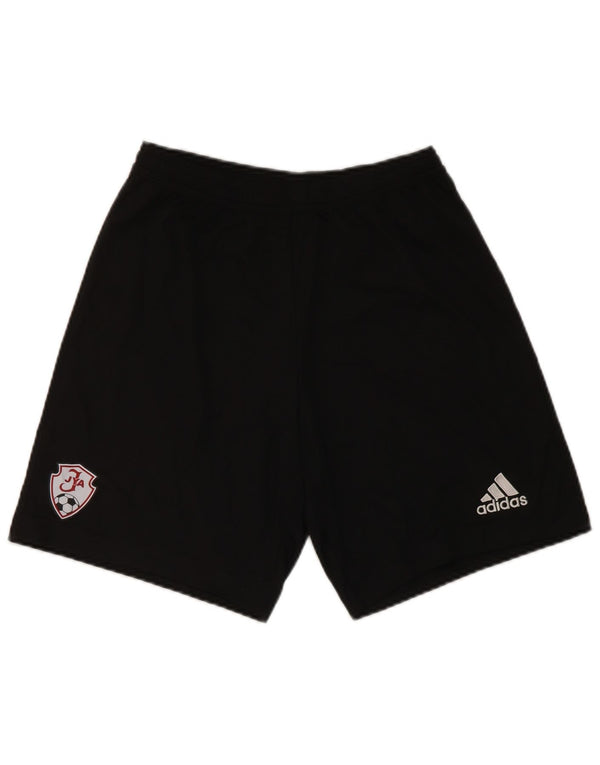 Adidas Herre Aeroready Graphic Sports Shorts Små sorte polyester