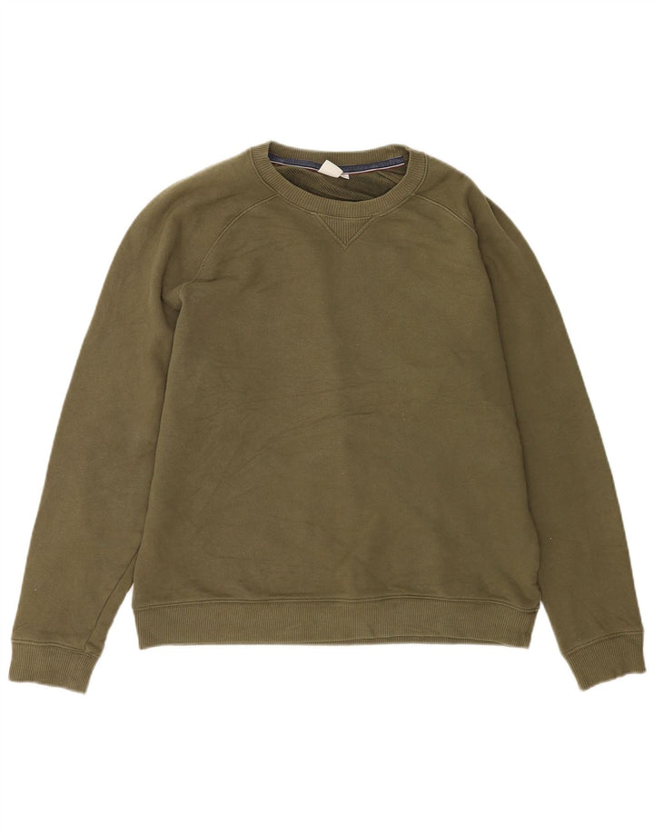 John Lewis Herre sweatshirt Jumper Medium Khaki Bomuld