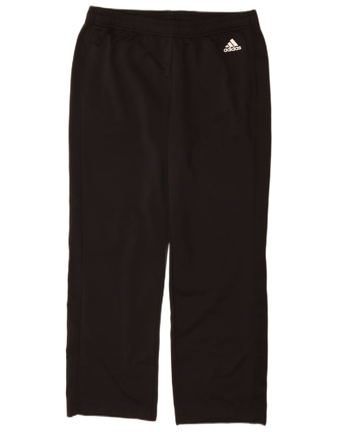 ADIDAS Womens Tracksuit Trousers UK 16/18 Large Black Polyester