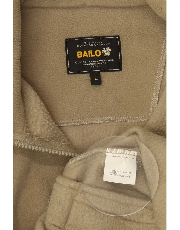 Bailo Herre fleecejakke UK 40 Large Khaki Polyester