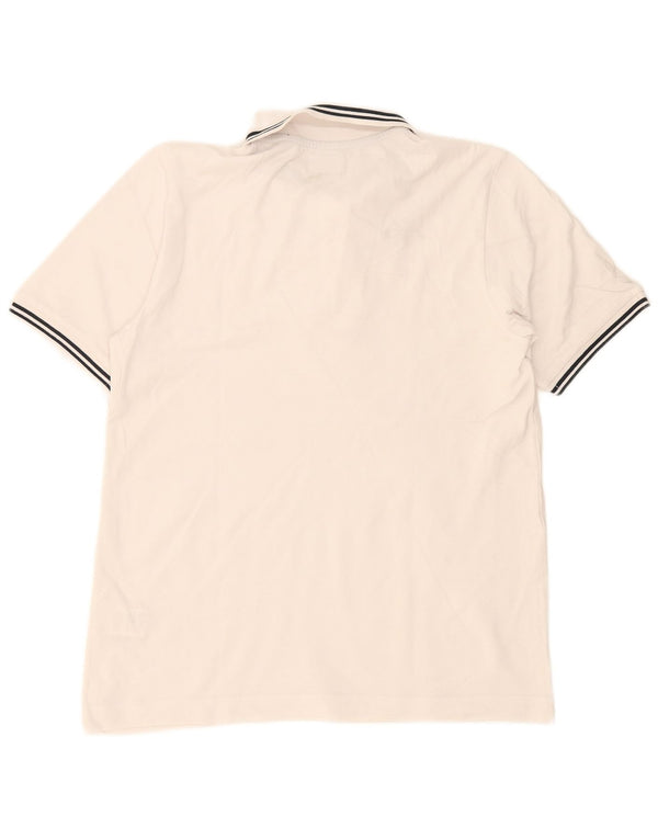 KAPPA herre poloshirt Medium hvid bomuld