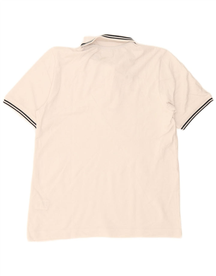 KAPPA herre poloshirt Medium hvid bomuld