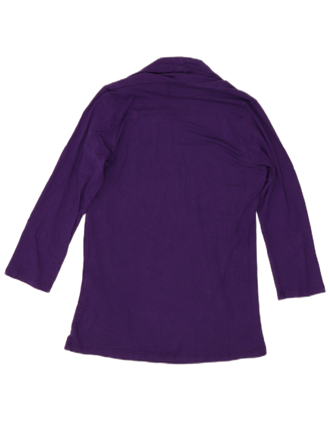 Zara Dame Top 3/4 ærme UK 12 Medium Lilla Viscose