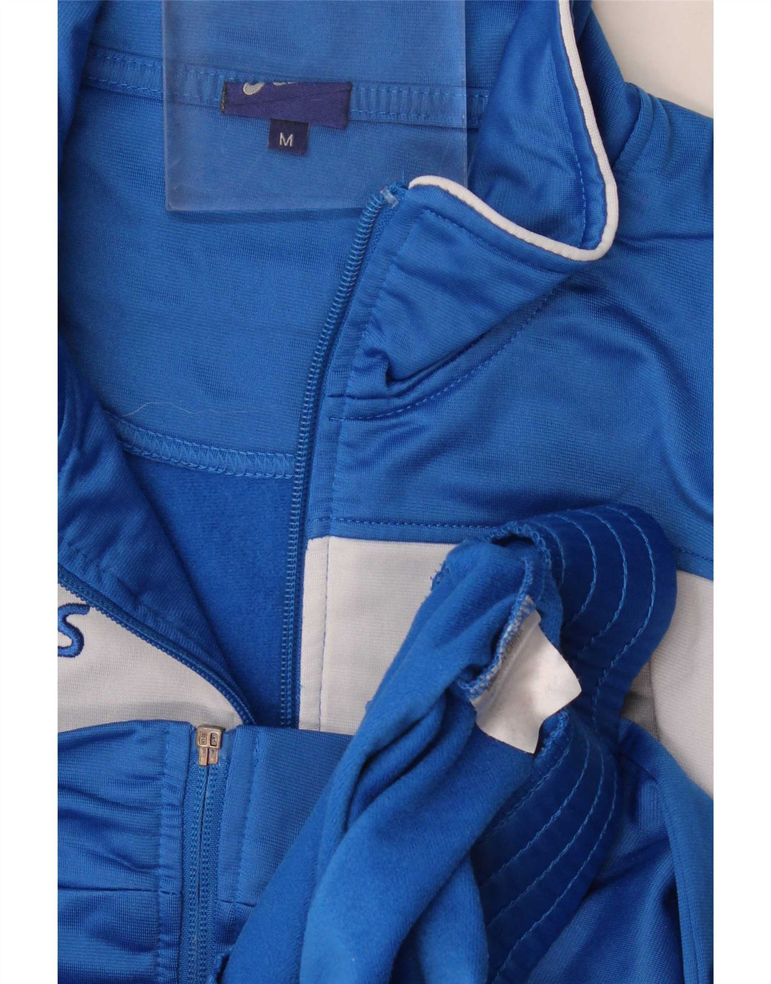 Asics Herre grafisk træningsdragt Topjakke Medium Blue Colourblock Polyester