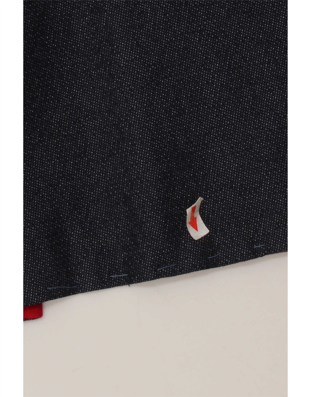 Vintage Dame Denim ÅBEN vest UK 10 Small Multicolored Patchwork