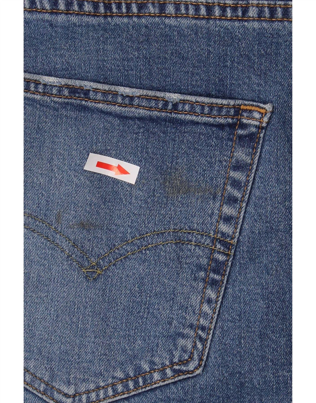 Levi's Herre 514 Straight Jeans W36 L30 Blå Bomuld