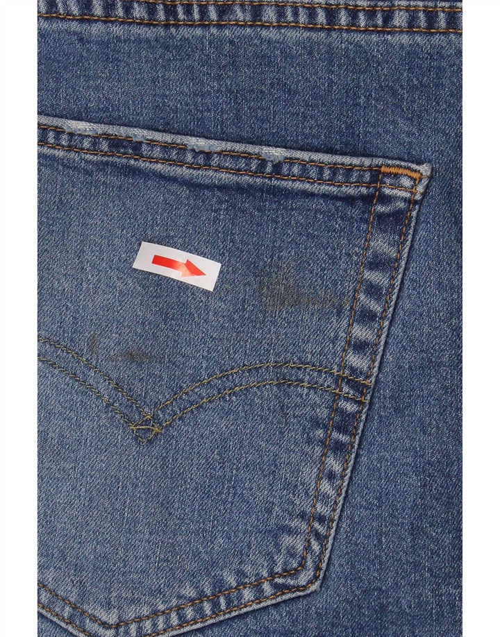 Levi's Herre 514 Straight Jeans W36 L30 Blå Bomuld