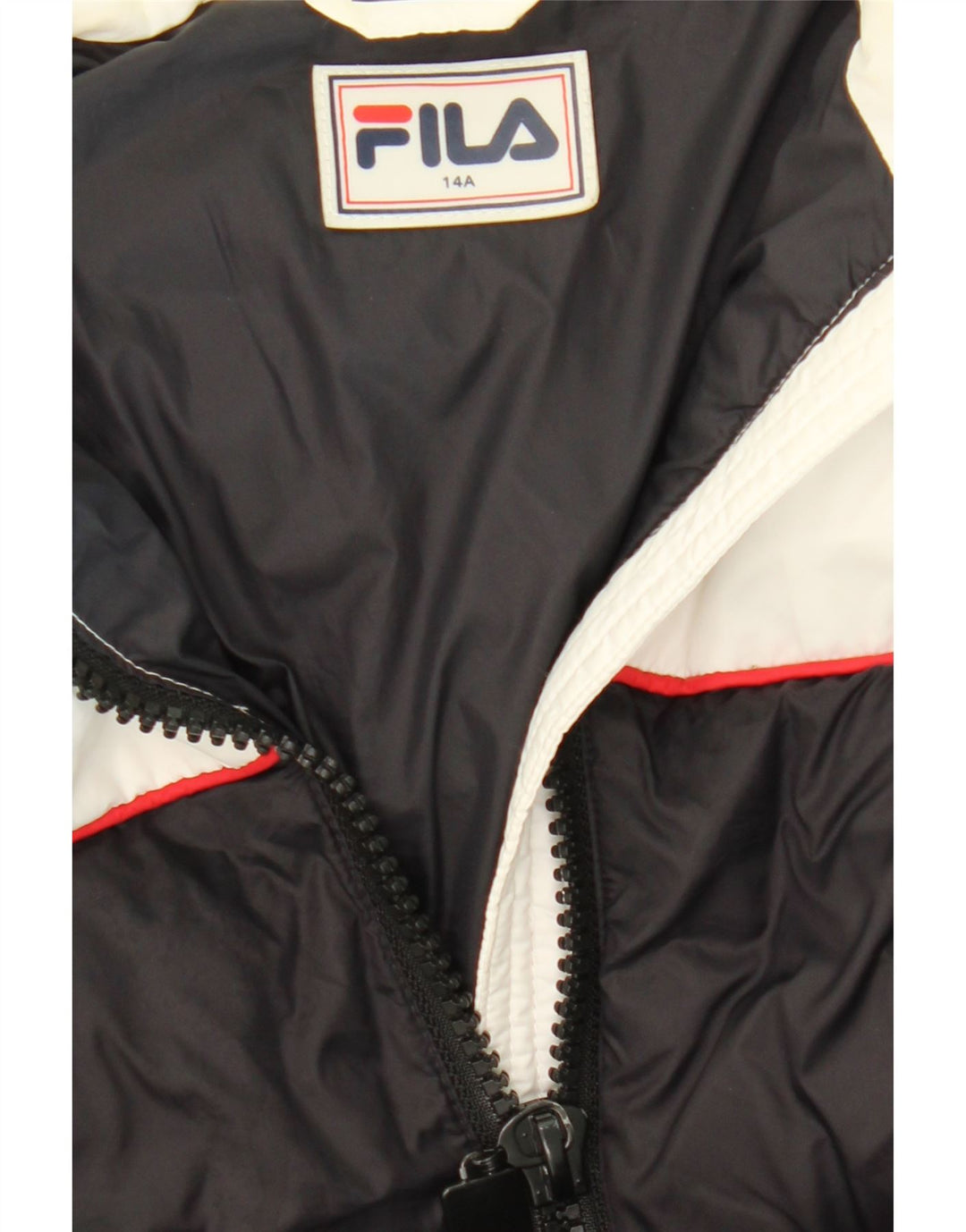Fila Boys Polstret Hættejakke 13-14 år Flerfarvet Colourblock Nylon